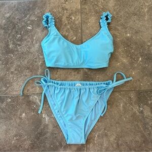 Wild Fable Light Blue Bikini Set size D/DD | L